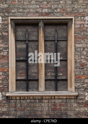 Bricked up window, Cambridge, UK Stock Photo