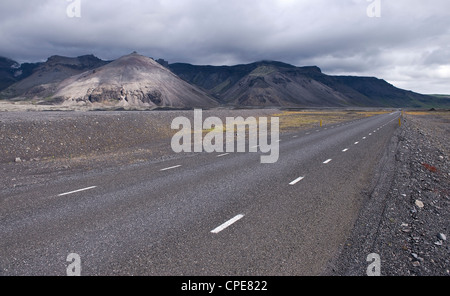 Highway 1, South Iceland, Iceland, Polar Regions Stock Photo