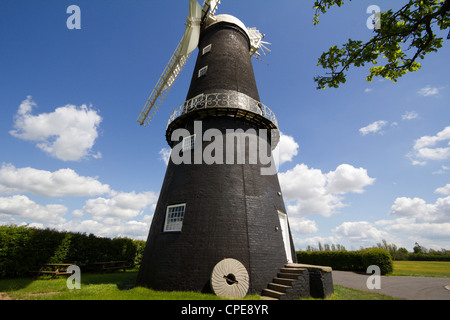 sibsey trader windmill lincolnshire england uk Stock Photo