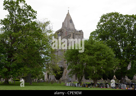 crowland abbey ruins lincolnshire england uk Stock Photo