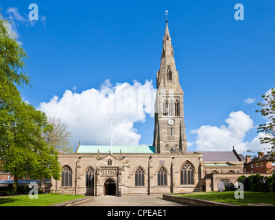 Leicester cathedral Leicestershire England UK GB EU Europe Stock Photo