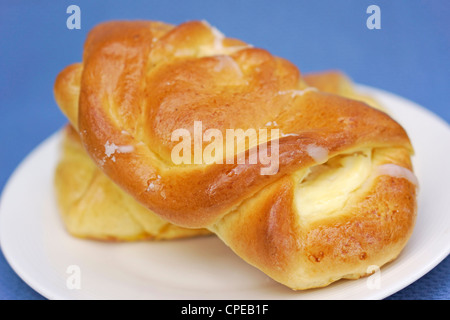 Danish Pastry, Cheese filling Stock Photo