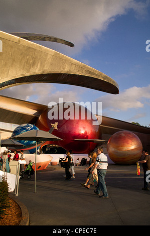 Mission Space tourist attraction at Walt Disney's resort Epcot, Orlando, Florida, USA. Stock Photo