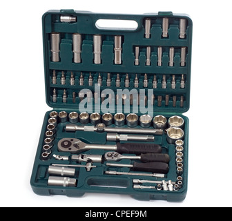 green toolbox Stock Photo