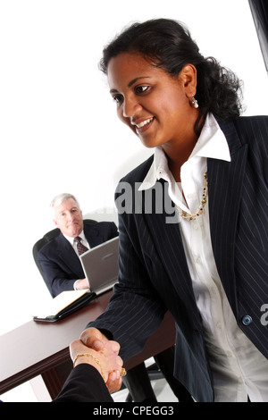 Business team working together in their office Stock Photo
