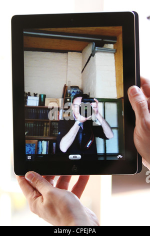 Apple iPad Showing Photograph Stock Photo