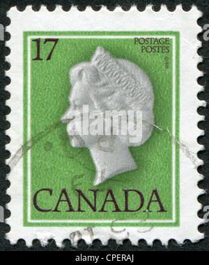 CANADA - CIRCA 1979: Postage stamps printed in Canada, depicts Queen Elizabeth II, circa 1979 Stock Photo