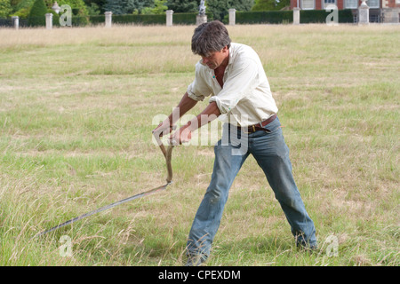 Simon Damant is one of the estate managers at  Wimpole Hall and Home farm. Stock Photo