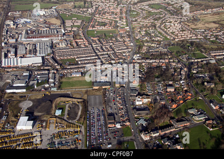 aerial view of Birtley in the Borough of Gateshead, North East England ...