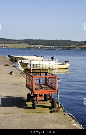 Llyn Brenig reservoir in Denbighshire North Wales Stock Photo