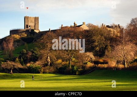 Clitheroe Castle in the Ribble Valley Lancashire England Stock Photo