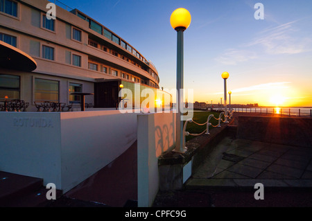 The historic Midland Hotel in Morecambe Lancashire England, an Art Deco masterpiece first opened in 1933 and restored in 2008 Stock Photo