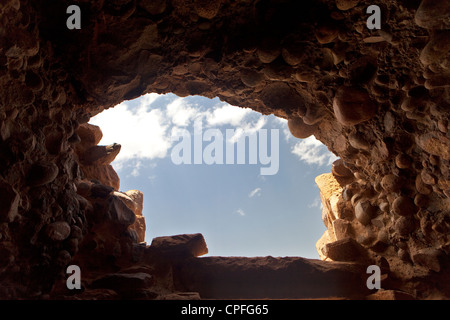 Lot's Cave, just off the Dead Sea Highway, Jordan, Western Asia Stock Photo