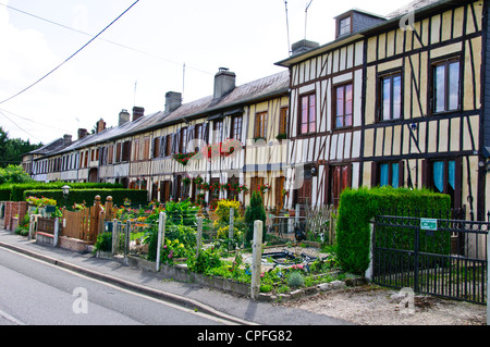 Les Andelys,River Seine,Town Centre,Town Hall,Church,'Plus Beaux Village' Normandy,France Stock Photo