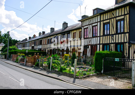 Les Andelys,River Seine,Town Centre,Town Hall,Church,'Plus Beaux Village' Normandy,France Stock Photo
