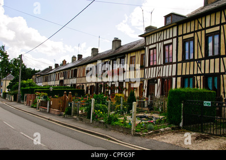 Les Andelys,River Seine,Town Centre,Town Hall,Church,'Plus Beaux Village' Normandy,France Stock Photo