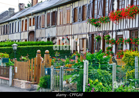 Les Andelys,River Seine,Town Centre,Town Hall,Church,'Plus Beaux Village' Normandy,France Stock Photo