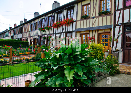 Les Andelys,River Seine,Town Centre,Town Hall,Church,'Plus Beaux Village' Normandy,France Stock Photo