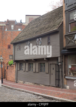 Paul Revere house in Boston Stock Photo