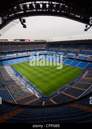 Real Madrid stadium Santiago Bernabéu in Madrid, Spain Stock Photo