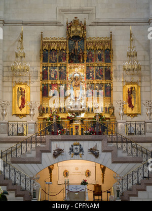 Almudena Cathedral interior, Madrid, Spain Stock Photo