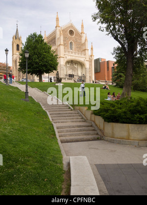 San Jerónimo el Real church in Madrid, Spain Stock Photo