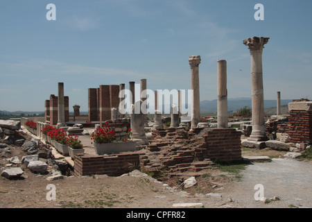 Ephesus: The Church of St. John (circa 550 AD) Atrium Stock Photo