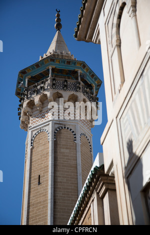 Hamouda Pacha Mosque, Tunis Medina, Tunis, Tunisia Stock Photo