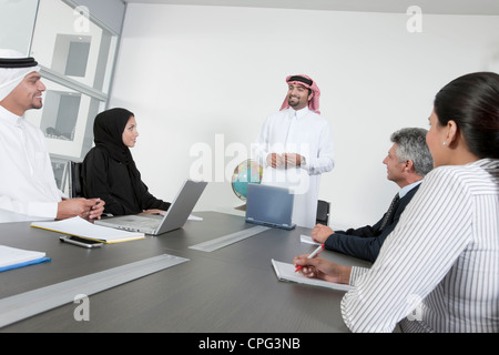 Group of business people having a meeting. Stock Photo