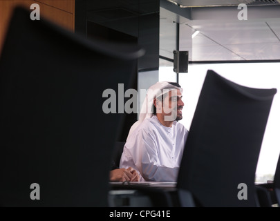 Businessman in a conference room Stock Photo