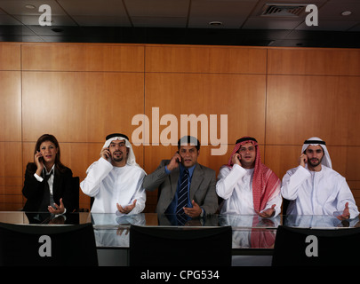 Business persons in a conference Stock Photo