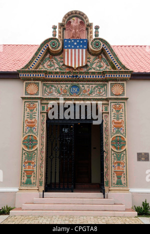 Puerto Rico Caribbean island ARROYO - the Old Customs House Museum Stock Photo