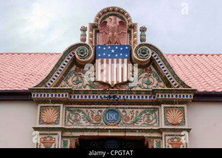 Puerto Rico Caribbean island ARROYO - the Old Customs House Museum Stock Photo