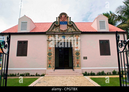 Puerto Rico Caribbean island ARROYO - the Old Customs House Museum Stock Photo