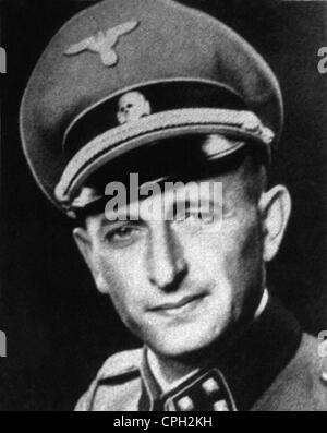 Eichmann, Adolf, 19.3.1906 - 1. 6.1962, Austrian SS officer, chief of department of Jewish affairs in the Reichssicherheitshauptamt (Reich Main Security Office, RSHA), portrait, 1942, Stock Photo