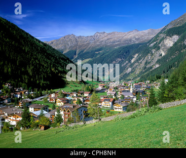 Austria, Europe, Tyrol, uplands, kaunertal, feichten, tourism, travel, mountains, ötztal alps Stock Photo