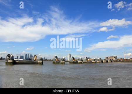 Thames Barrier Woolwich London England UK Stock Photo