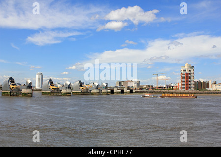 Thames Barrier Woolwich London England UK Stock Photo