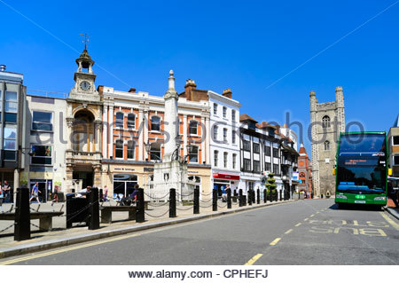 Reading Town centre in Reading, UK Stock Photo, Royalty Free Image ...