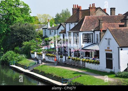 The Swan Hotel, The Hythe, Egham, Surrey, England, United Kingdom Stock Photo