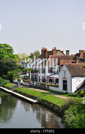 The Swan Hotel, The Hythe, Egham, Surrey, England, United Kingdom Stock Photo