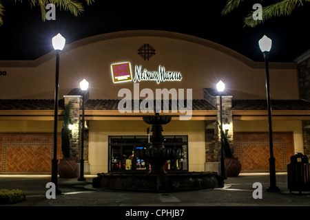 March 17, 2020: Neiman Marcus Last Call retail stores at the outdoor mall  Cabazon Outlets are open but largely empty due to Covid-19 Corona virus in  Cabazon, California (Photo by John Green/CSM/Sipa