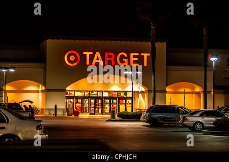 A Target Store at Night in Camarillo California USA Stock Photo