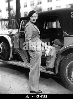 German-American actess Marlene Dietrich (1901-1992). Stock Photo