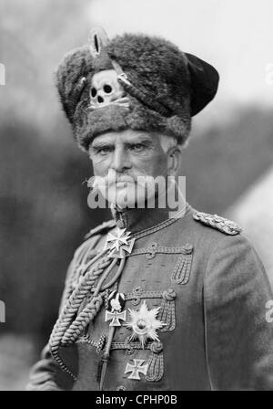 August von Mackensen in a Hussar's Uniform in the 1920s Stock Photo