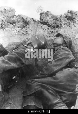 German Soldiers on Crimea, 1941 Stock Photo