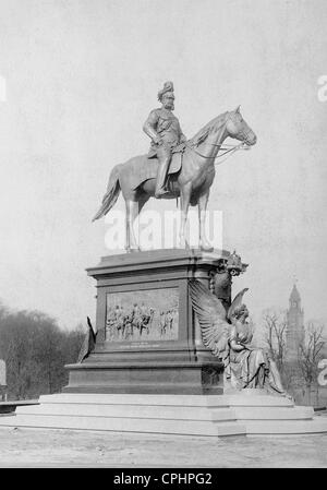 Emperor Wilhelm Monument in Potsdam. Stock Photo