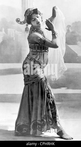 Mata Hari, known as German spy during World War One. Stock Photo