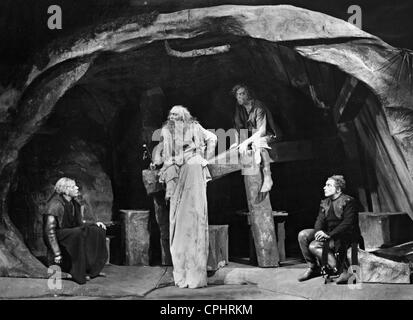 Scene from Shakespeare's 'King Lear,' 1934 Stock Photo