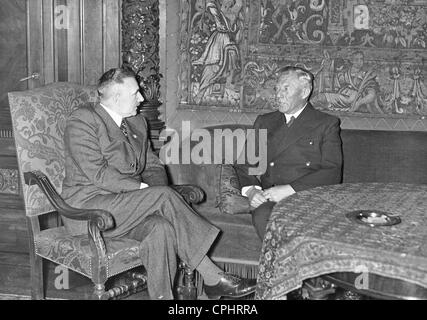 Wilhelm Filchner with Reich Minister Rust Stock Photo